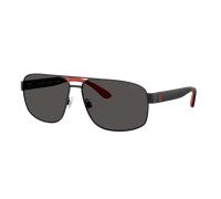 Polo Ralph Lauren Hombre Sunglass PH3112 - Color del Marco: Negro Mate, Color de la Lente: Gris