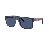Polo Ralph Lauren Hombre Sunglass PH4195U - Color del Marco: Matte New Port Navy, Color de la Lente: Azul
