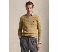 POLO RALPH LAUREN Jersey de cable de lana y cachemira. Color camel
