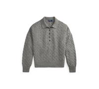 Grey Jersey tipo polo de lana y cachemira L