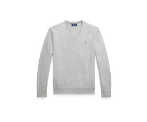 Polo Ralph Lauren Jersey 'LS SF VN PP-LONG SLEEVE-SWEATER' gris L gris