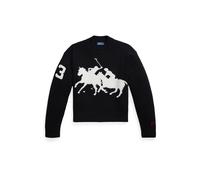 Polo Ralph Lauren Jersey negro / blanco XL negro / blanco