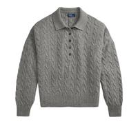 Grey Jersey tipo polo de lana y cachemira XS