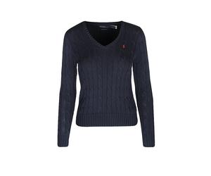 POLO RALPH LAUREN Jersey Slim Fit KIMBERLY azul oscuro | L