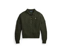 Green Jersey tipo polo de lana y cachemira XL