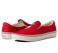 Polo Ralph Lauren Keaton Polo Bear - Tenis de Lona, Oso Rojo Rl2000, 26 EU