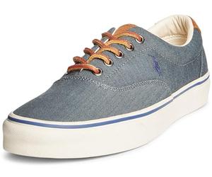 Polo Ralph Lauren Keaton Pony - Tenis para Hombre, Denim/Newport Navy, 44.5 EU