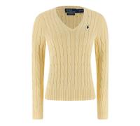 Polo Ralph Lauren - Kimberly V-neck Sweater - Knitwear - Mujer - Amarillo - L -