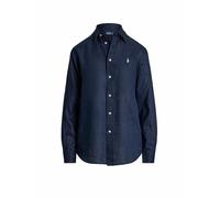POLO RALPH LAUREN Leinenbluse azul oscuro | L