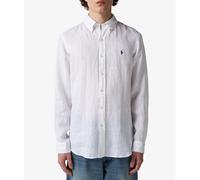 Polo Ralph Lauren Linen Long Sleeve Shirt Blanco