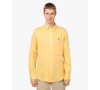 Yellow Camisa de lino Custom Fit M