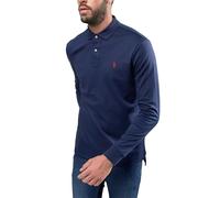 Polo Ralph Lauren Luxury Pima Algodón Camisa Camiseta Flequillo Nueva M
