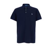 Blue Polo de piqué Custom Slim Fit XL