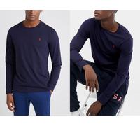 Polo Ralph Lauren Manga Larga Camiseta Sudadera Suéter Custom Slim Fit De M