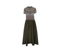 Green Vestido híbrido con cuerpo de Fair Isle S