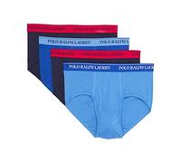 Polo Ralph Lauren Men's Classic Fit Cotton Briefs, Multi-Packs Available, Royal/Blue/Navy-3 Pack, XX-Large