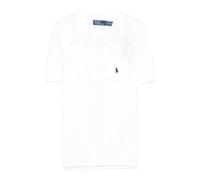 Polo Ralph Lauren - Pima Cotton Embroidered Logo Pullover - Tops - Mujer - Blanco - M -