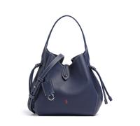 Polo Ralph Lauren Play Medium | Bucket bolso de mano | azul | cuero de vaca graneado