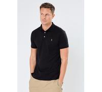 Polo recto custom fit de punto interlock Hombre Talla M. Color Negro