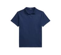 Polo Ralph Lauren- Polo con cuello Johnny de algodón y lino- Tops- Hombre- Azul- XL- Polo con cuello Johnny de algodón y lino