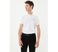 Polo emblemático de piqué de algodón Hombre Talla L. Color Blanco