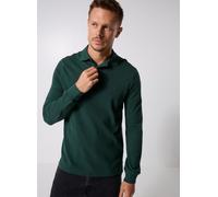 Green Polo de piqué Custom Slim Fit S