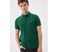 Polo Ralph Lauren Polo coupe ajustée en piqué 710782592 M Verde