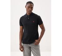 Polo Ralph Lauren Polo coupe ajustée en piqué 710782592 S Negro