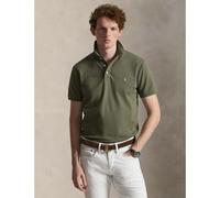 Green Polo de piqué elástico Custom Slim Fit L