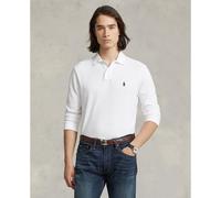 POLO RALPH LAUREN Polo de piqué entallado de manga larga. Color Blanco