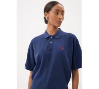 Blue Polo de piqué con mangas dolman XS