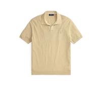 Tan Jersey estilo polo de algodón y lino XXL