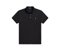 POLO RALPH LAUREN Polo recto custom fit de punto interlock. Color Negro