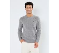 Polo Ralph Lauren Pull col rond en laine et cashmere cablé L Gris