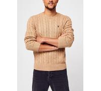 Polo Ralph Lauren Pull torsadé en coton S Marrón