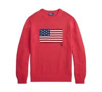 Ralph Lauren - The Iconic Flag Sweater - Knitwear - Hombre - Rojo - S -