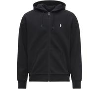 Polo Ralph Lauren - Sudadera con capucha negra de doble tejido y cremallera completa - Sweatshirts & Hoodies - Hombre - Negro - M -