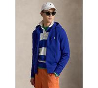 POLO RALPH LAUREN Sudadera con capucha y cremallera de doble punto. Color Azur