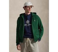 POLO RALPH LAUREN Sudadera con capucha y cremallera de doble punto. Color verde bosque