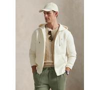 Polo Ralph Lauren Sudadera con capucha y cremallera de doble punto. Talla S. Color Beige
