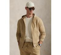 Polo Ralph Lauren Sudadera con capucha y cremallera de doble punto. Talla S. Color Marron