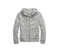 POLO RALPH LAUREN Chaqueta de algodón con cremallera y logotipo bordado. Color gris