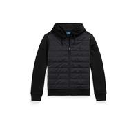 Black Sudadera híbrida con capucha XS
