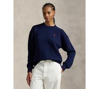 POLO RALPH LAUREN Sudadera de cuello redondo, manga larga. Color azul marino