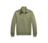 Green Jersey de punto doble y cremallera corta XXL