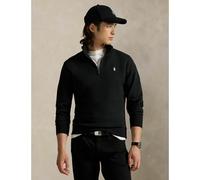 POLO RALPH LAUREN Sudadera técnica de punto doble con cuarto de cremallera. Color Negro