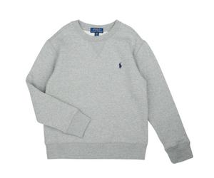 Polo Ralph Lauren Sudaderas LONG SLEEVE CREWNECK SWEATSHIRT in Gris 10 / 12 ans