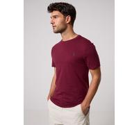 Polo Ralph Lauren T-Shirt À Col Rond Custom Slim Fit L Burdeos