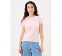 Polo Ralph Lauren T-shirt col rond jersey de coton L Rosa