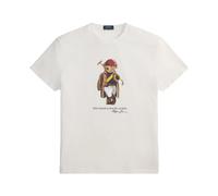 White Camiseta Custom Slim Fit con Polo Bear S